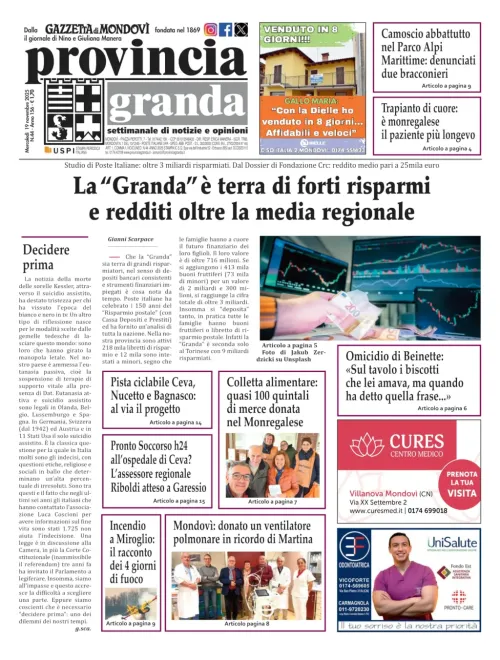 Copertina Edizione del 19-11-2025