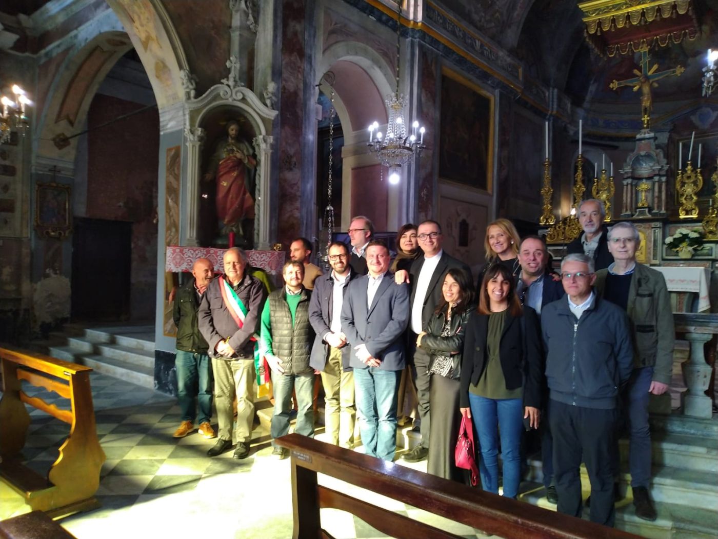 PROVINCIA GRANDA - I sindaci e le autorità intervenute alla presentazione