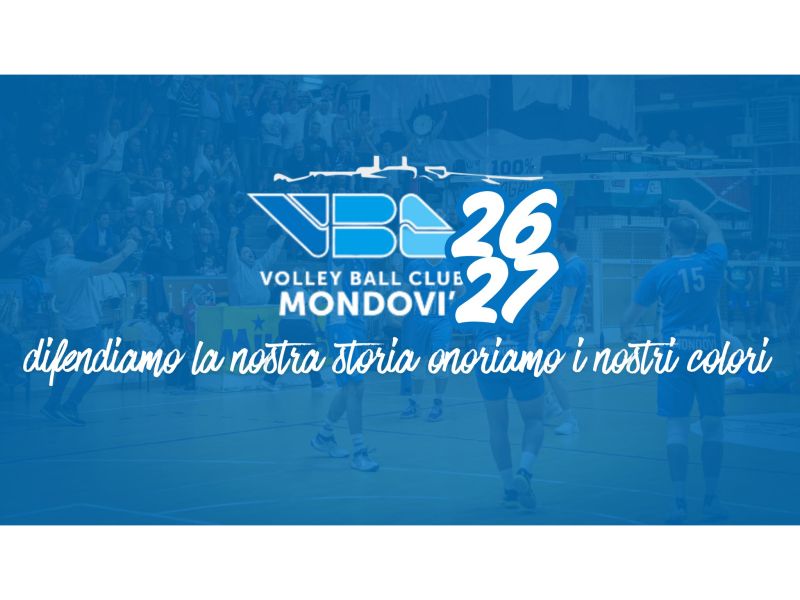 PROVINCIA GRANDA - Il Vbc Mondovì riparte dalle radici