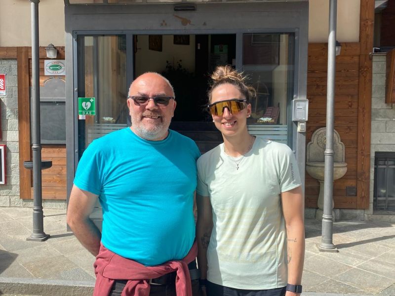 PROVINCIA GRANDA - Lisa Vittozzi con il "nostro" Pierandrea Camelia a Chiusa Pesio