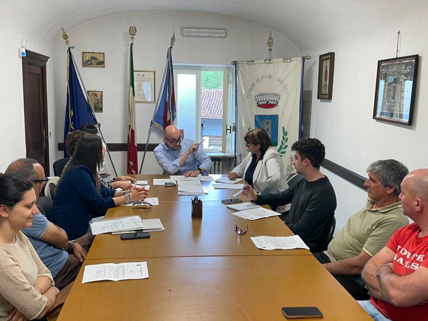 PROVINCIA GRANDA - Un momento della seduta consigliare a Torre Mondovì