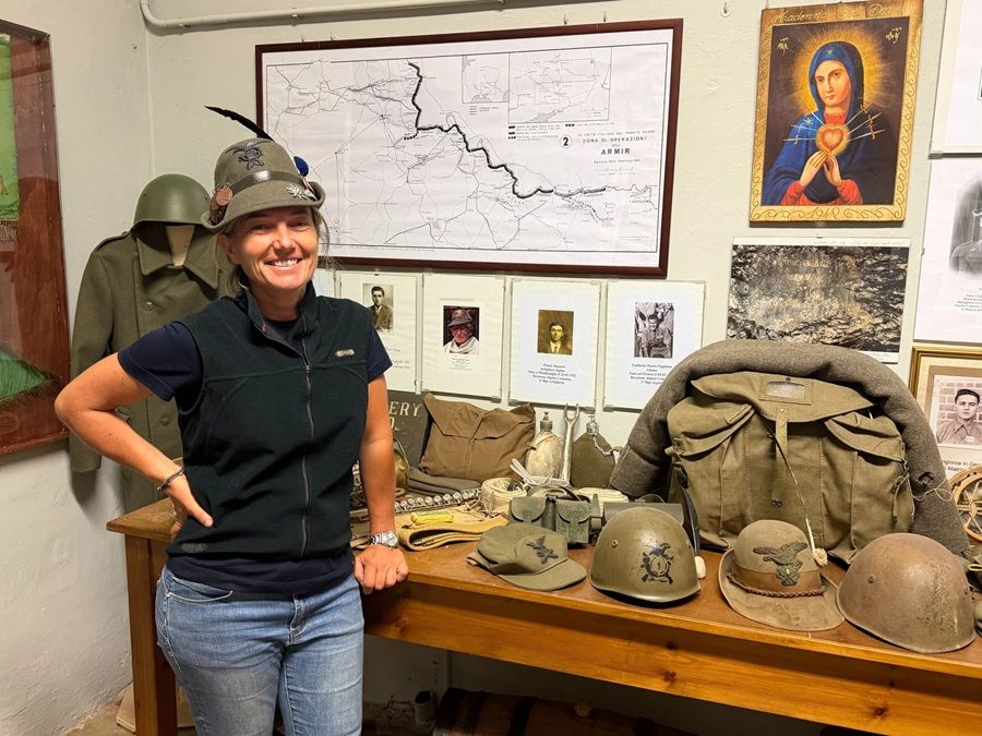 viola maria teresa bruno capogruppo Alpini
