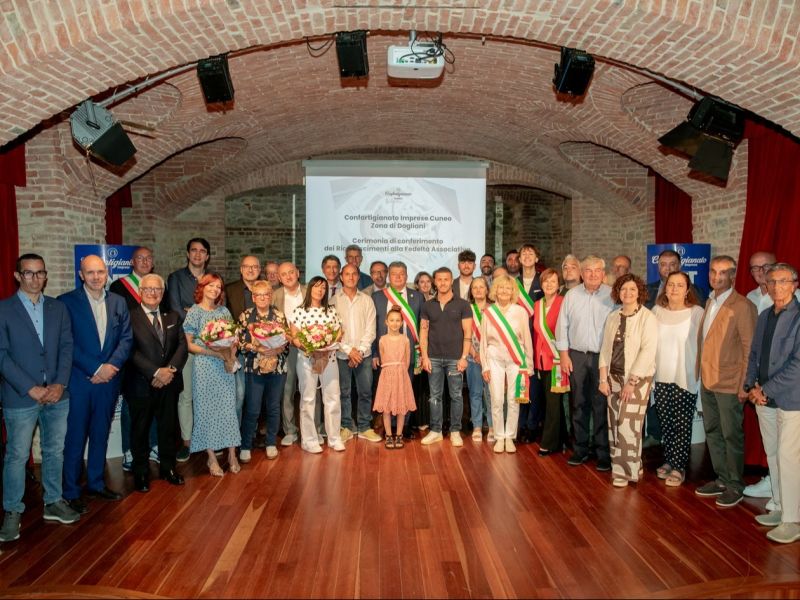 PROVINCIA GRANDA - Vincitori premi Fedeltà Associativa Confartigianato Dogliani 2026