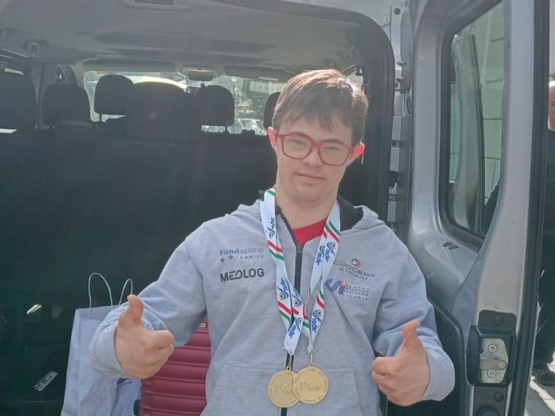 Lorenzo Colombo nuoto