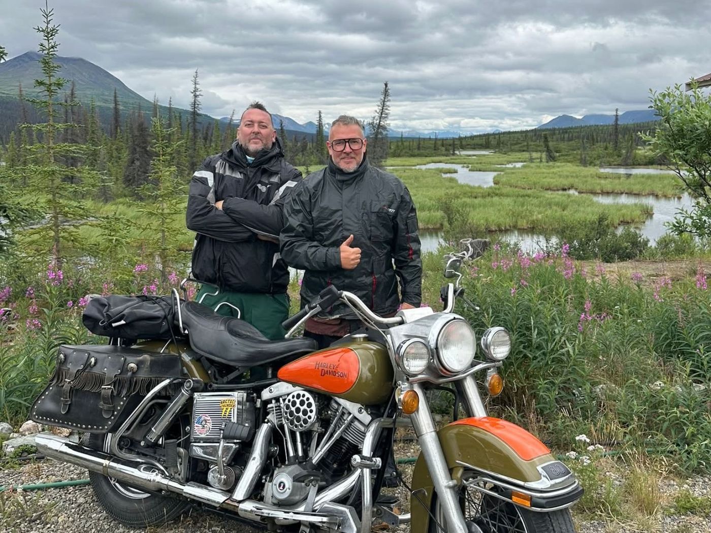 PROVINCIA GRANDA - Fabio e l'amico Cristiano durante la prima tratta