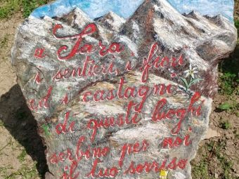 PROVINCIA GRANDA - Posizionamento pietra infermiera Sara Pra di Roburent