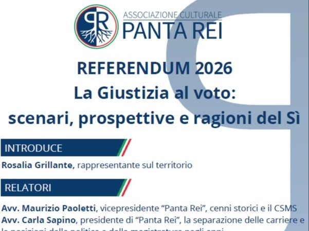 PROVINCIA GRANDA - La locandina dell'evento organizzato a San Michele da Panta Rei