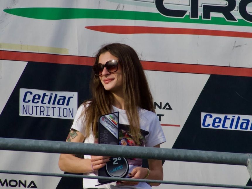 Francesca Cagna podio
