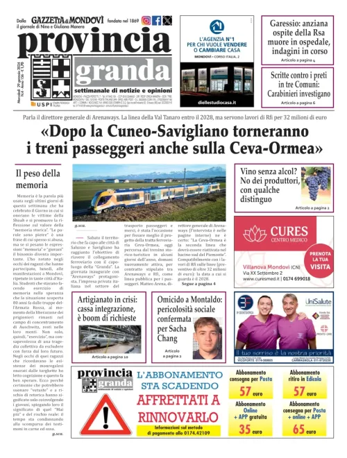 Copertina Edizione del  29-01-2025