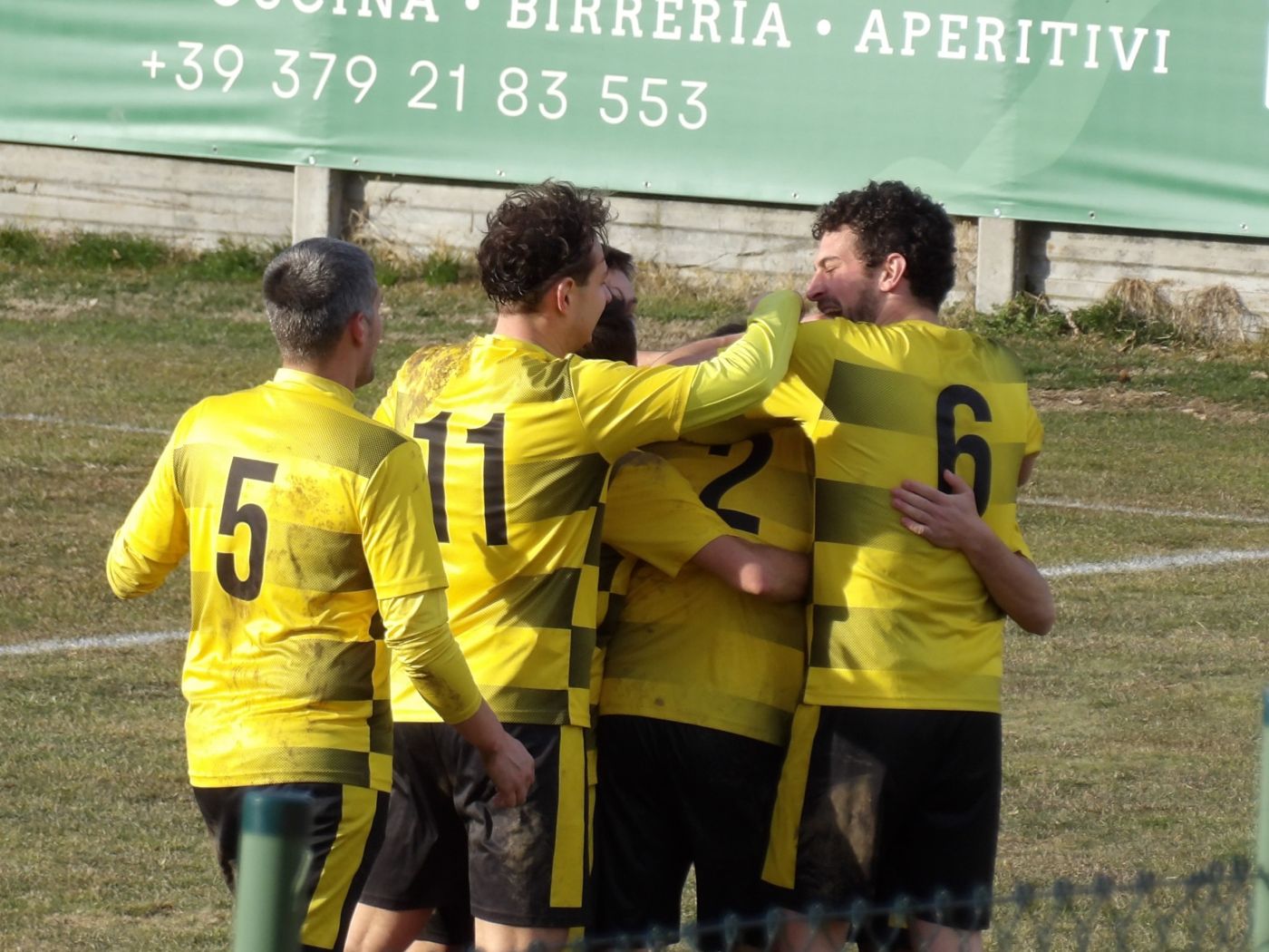 Esultanza Garessio gol Lorenzo Borgna