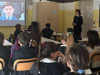 PROVINCIA GRANDA - Lezioni legalità Carabinieri Elementari Mombasiglio