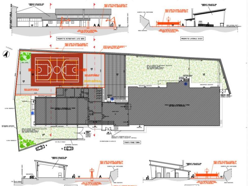 PROVINCIA GRANDA - Il progetto per il nuovo campo polifunzionale