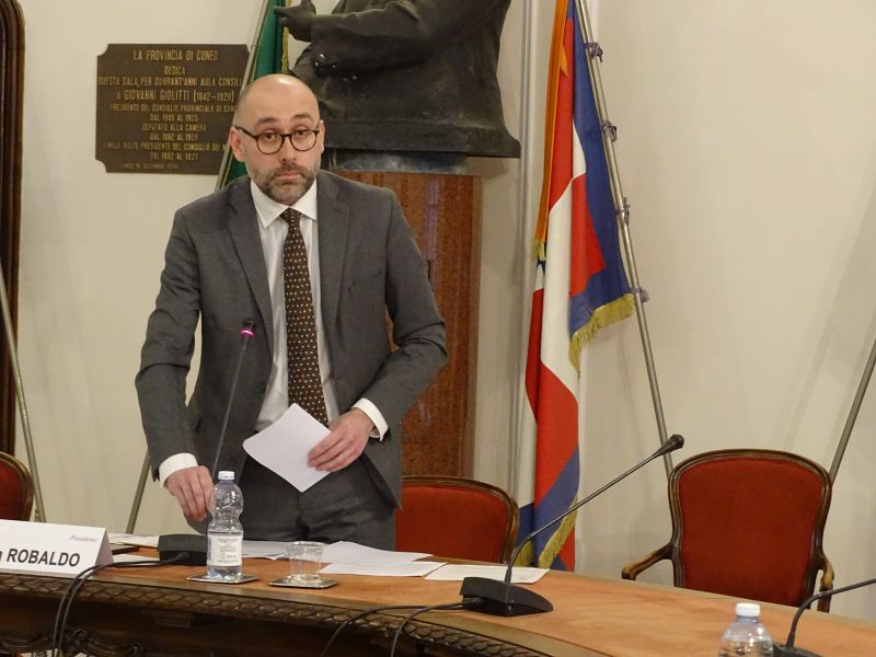 PROVINCIA GRANDA - Il presidente della Provincia di Cuneo Luca Robaldo