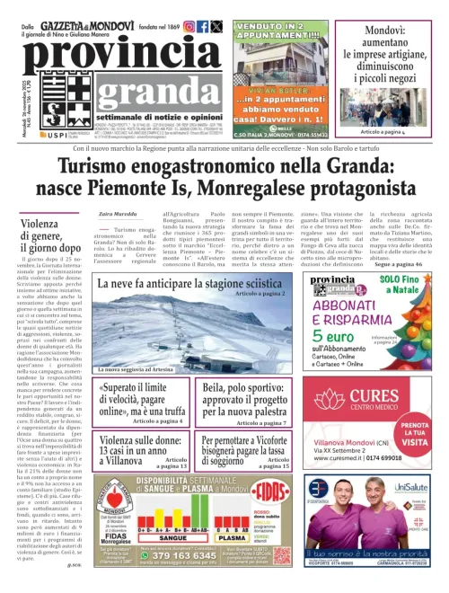 Copertina Edizione del 26-11-2025