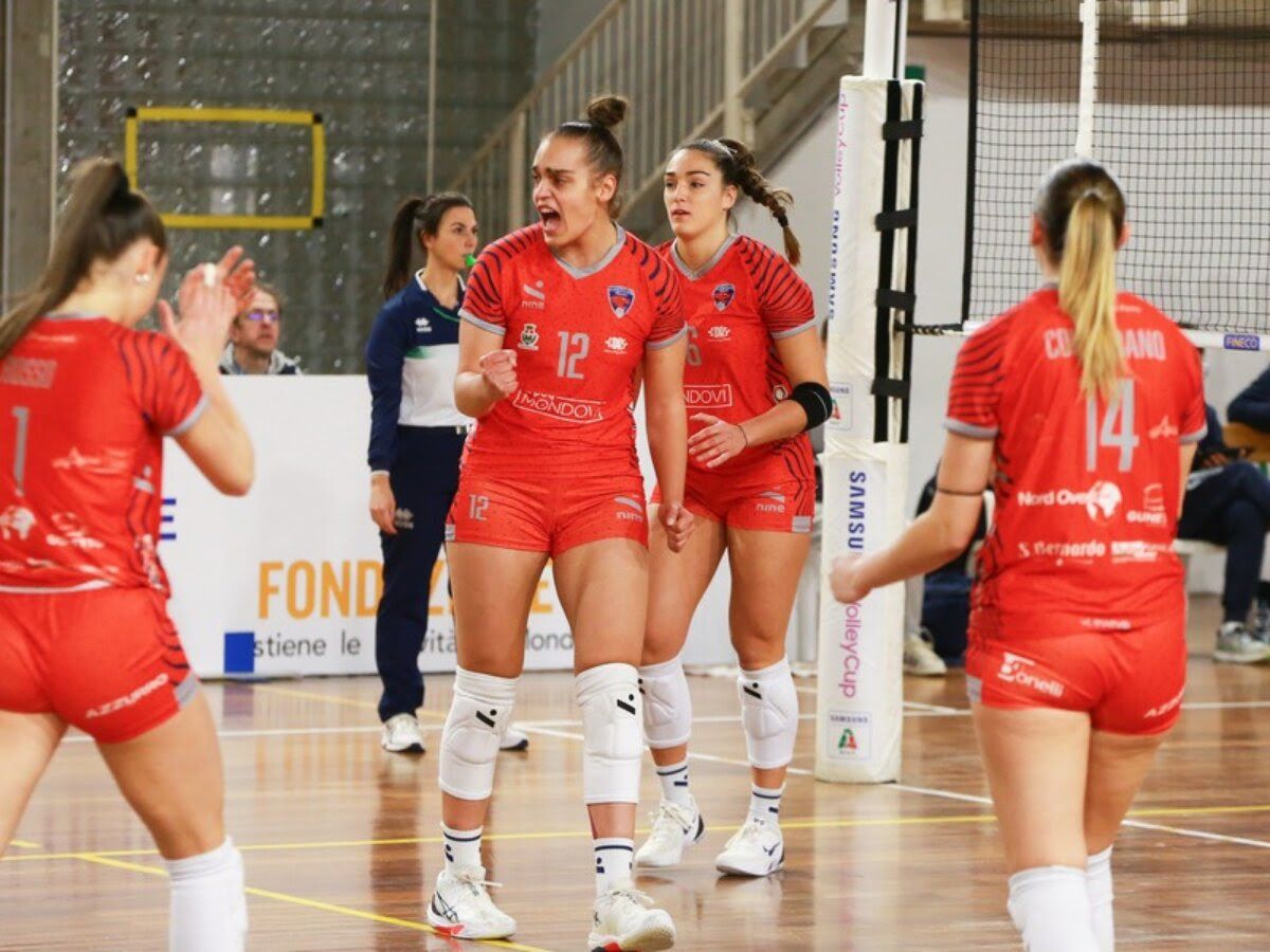 PROVINCIA GRANDA - Mondovì Volley: La grinta rossoblù - foto Cristiano Silvestri