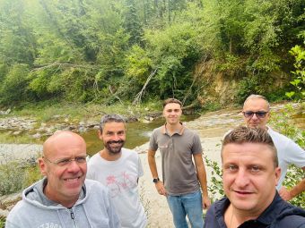 PROVINCIA GRANDA - Il sopralluogo del presidente del Consorzio Aimone con la ditta