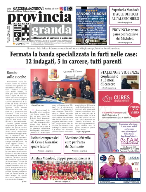 Copertina Edizione del  18-06-2025