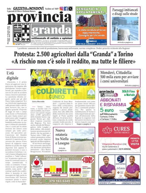 Copertina Edizione del 17-12-2025
