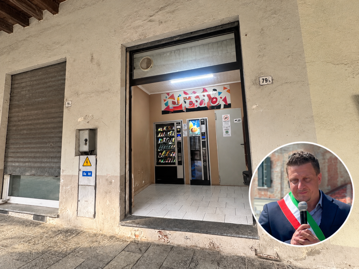 PROVINCIA GRANDA - Il distributore automatico in via Nielli e il sindaco Aimone
