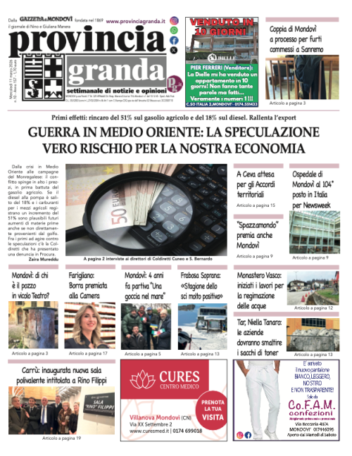 Copertina Edizione del 11-03-2026