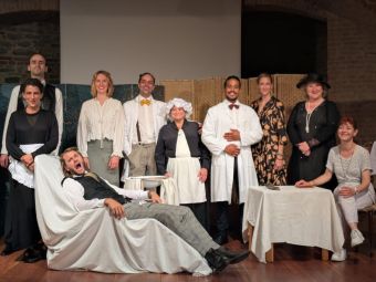 Gli iscritti al corso di teatro Progetto Scena Dogliani